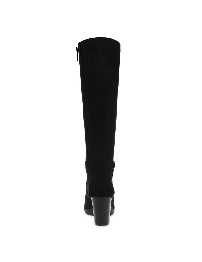 Anne Klein Rya Tall Boot Black Ms Women Shoes