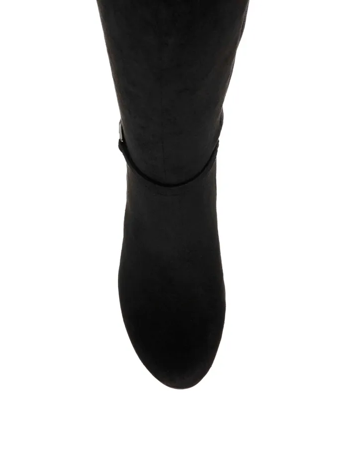 Anne Klein Rya Tall Boot Black Ms Women Shoes