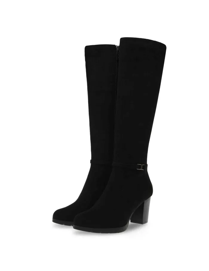 Anne Klein Rya Tall Boot Black Ms Women Shoes