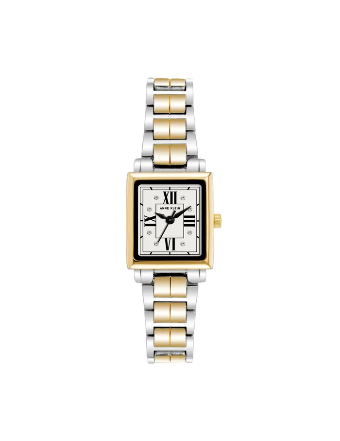 Anne Klein Square Case TwoTone Bracelet Watch Silvertone Women Watches 038 Jewelry Anne Klein Square Case TwoTone Bracelet Watch Silvertone Women Watches 038 Jewelry