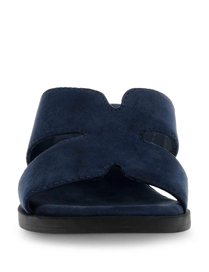 Anne Klein Timmy Sandal Navy Ms Women Shoes