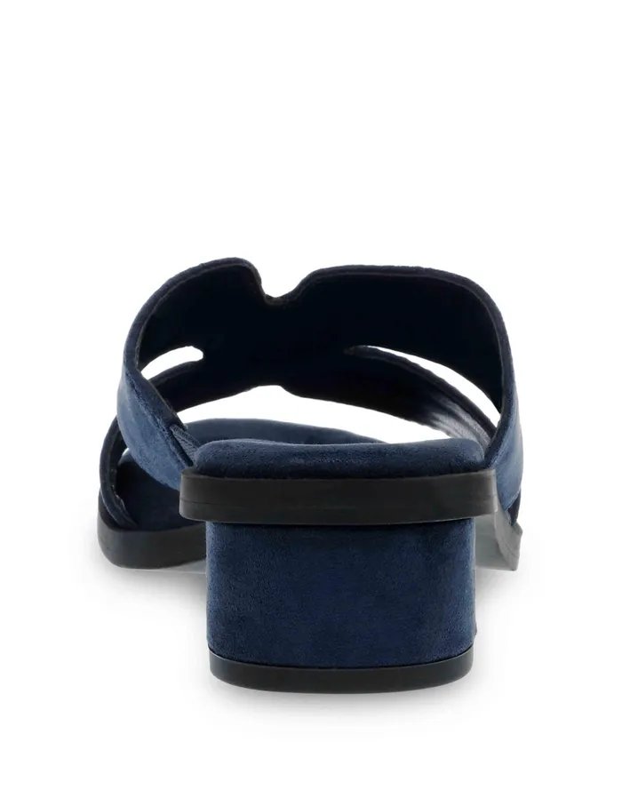 Anne Klein Timmy Sandal Navy Ms Women Shoes