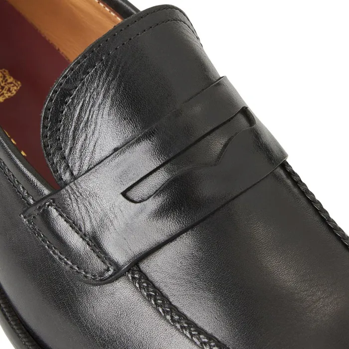 Arden Braided Leather LoaferBlack Men Bruno Magli Loafers and Slipons