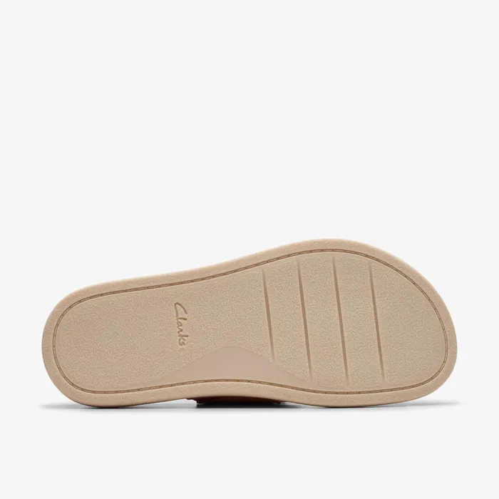 Arwell Walk Peach Nubuck Women Clarks Sandals and Flip Flops