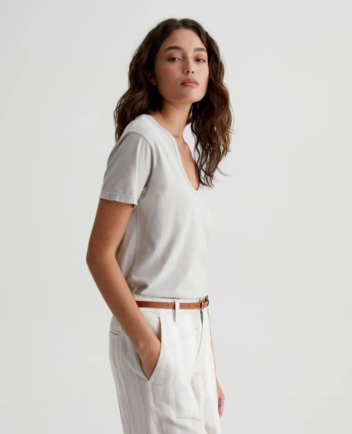 Aspen U Fade To Graye Women AG Jeans Tees and Tanks Aspen U Fade To Graye Women AG Jeans Tees and Tanks