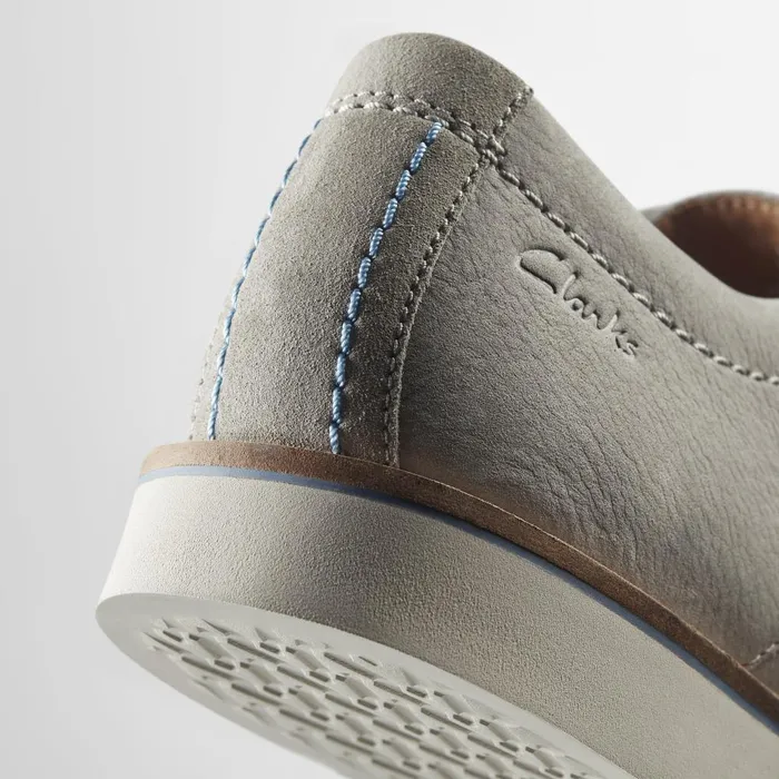 Atticus LT Lace Grey Nubuck Men Clarks Casual Dress Shoes