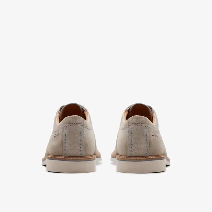 Atticus LT Lace Grey Nubuck Men Clarks Casual Dress Shoes