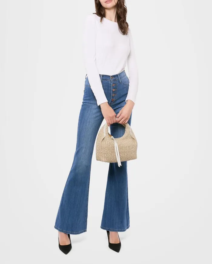 Aura Handheld Natural Straw Women Aimee Kestenberg Satchels