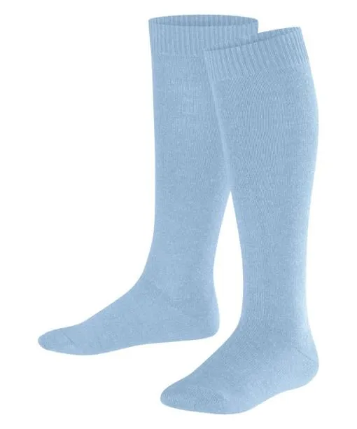 Babies and Kids Comfort Wool Kids Kneehigh Socks Crystal Bl FALKE Knee High Socks