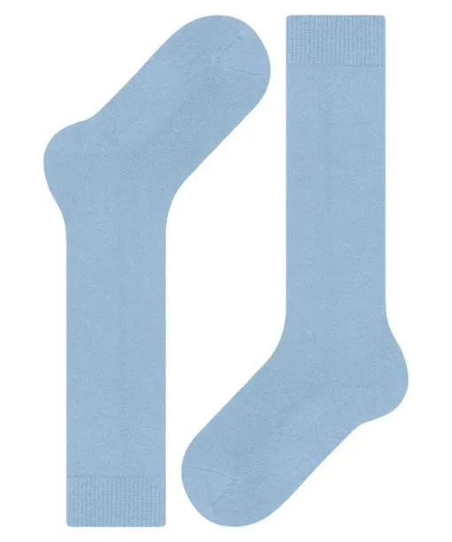 Babies and Kids Comfort Wool Kids Kneehigh Socks Crystal Bl FALKE Knee High Socks