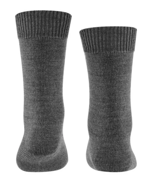 Babies and Kids Comfort Wool Kids Socks Dark Grey FALKE Socks