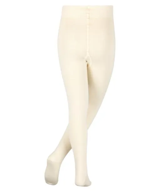 Babies and Kids Comfort Wool Kids Tights Woolwhite FALKE Tights and Leggings