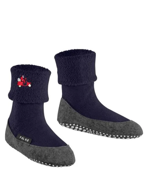 Babies and Kids Cosyshoe Teens Driving Santa Kids Slippers Bluecollar FALKE Socks