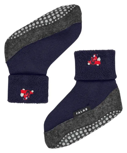 Babies and Kids Cosyshoe Teens Driving Santa Kids Slippers Bluecollar FALKE Socks