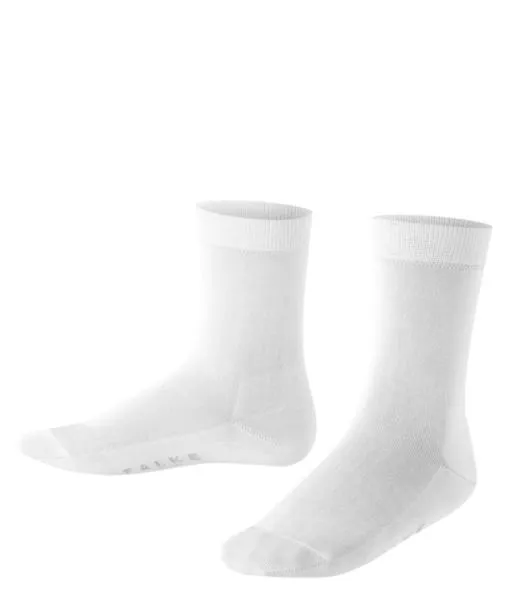 Babies and Kids Cotton Finesse Kids Socks White FALKE Socks