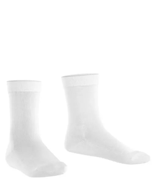 Babies and Kids Cotton Finesse Kids Socks White FALKE Socks