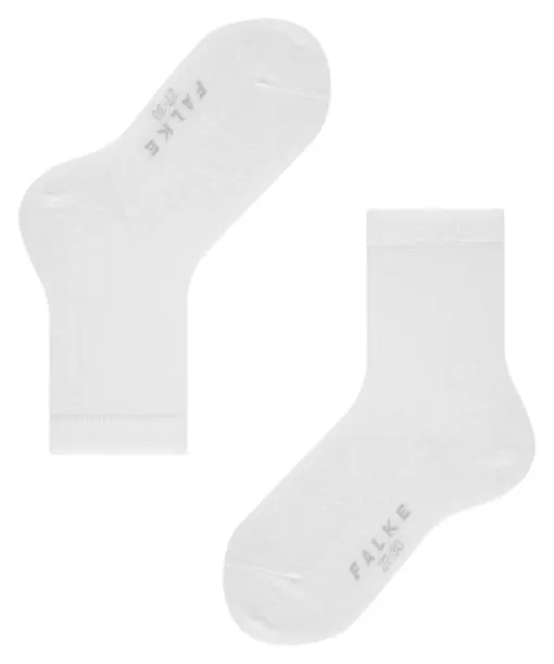 Babies and Kids Cotton Finesse Kids Socks White FALKE Socks
