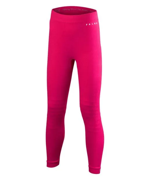 Babies and Kids Kids Tights WoolTech Berry FALKE Base Layer