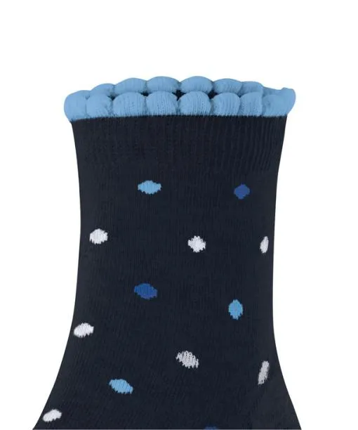 Babies and Kids Multidot Kids Short Sock Marine FALKE Socks