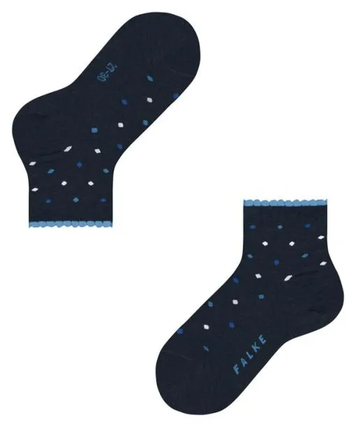 Babies and Kids Multidot Kids Short Sock Marine FALKE Socks