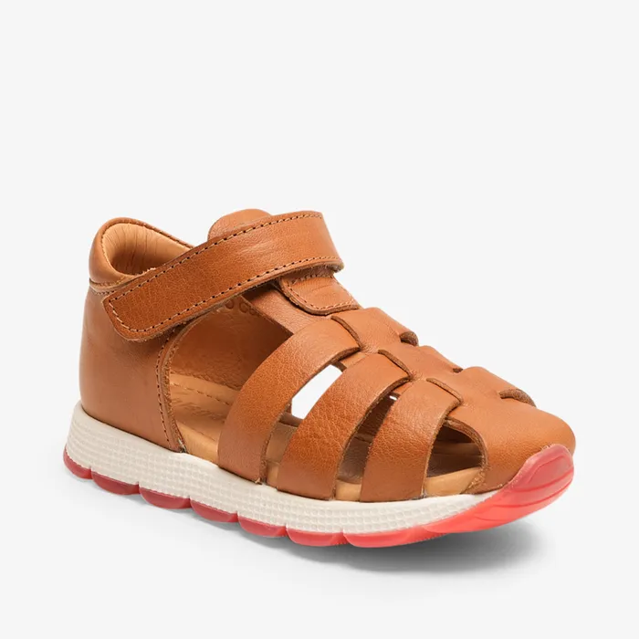 BABY elva cognac Brown Sandals bisgaardshoes