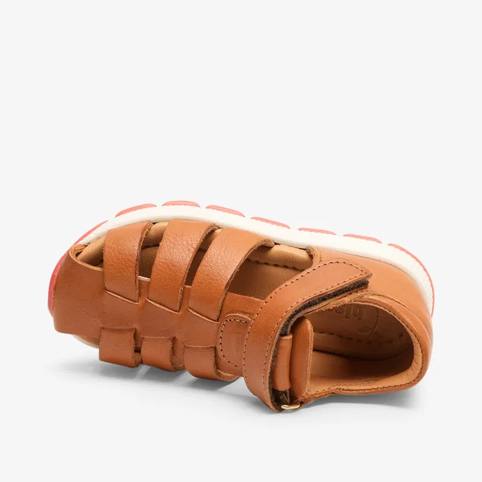BABY elva cognac Brown Sandals bisgaardshoes