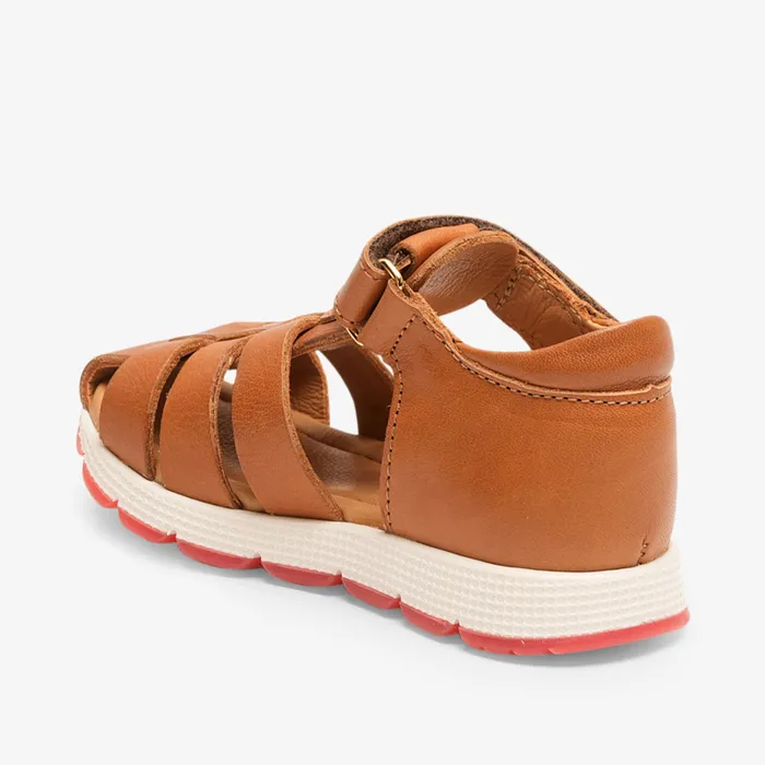 BABY elva cognac Brown Sandals bisgaardshoes