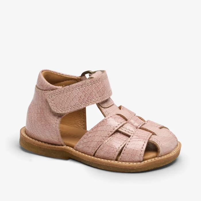 BABY Sandals bisgaardshoes ami rose croco Rose