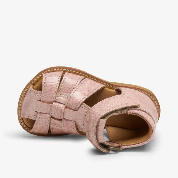 BABY Sandals bisgaardshoes ami rose croco Rose