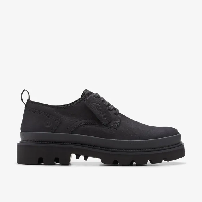 Badell Lace Black Nubuck Men Clarks Casual Dress Shoes