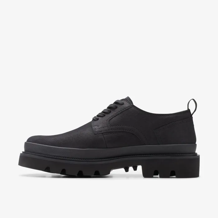 Badell Lace Black Nubuck Men Clarks Casual Dress Shoes