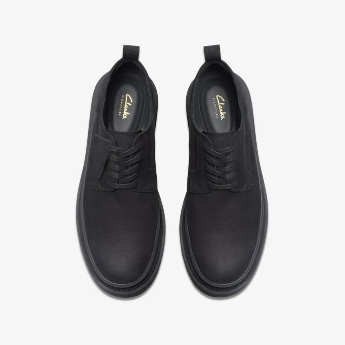 Badell Lace Black Nubuck Men Clarks Casual Dress Shoes