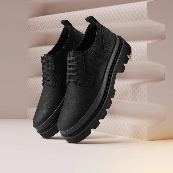Badell Lace Black Nubuck Men Clarks Casual Dress Shoes