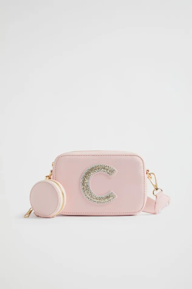 Bags Girl Seed Heritage Glitter Initial Bag C