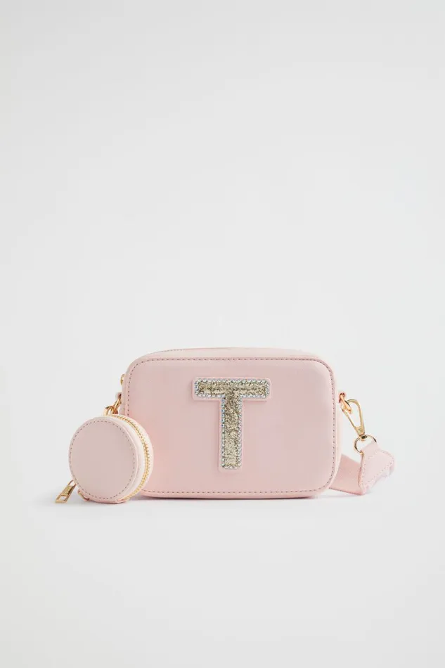 Bags Girl Seed Heritage Glitter Initial Bag T
