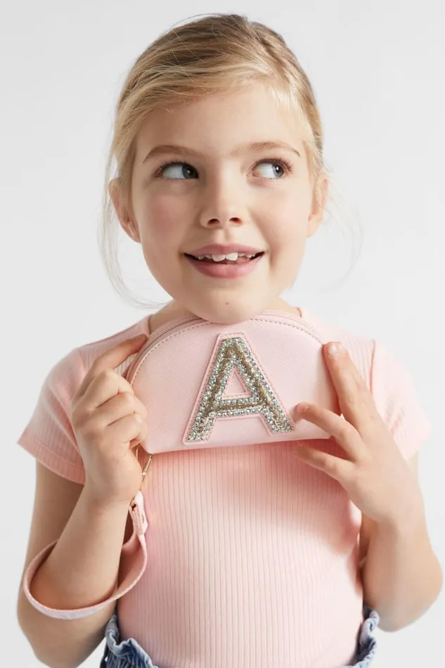 Bags Girl Seed Heritage Glitter Initial Purse A