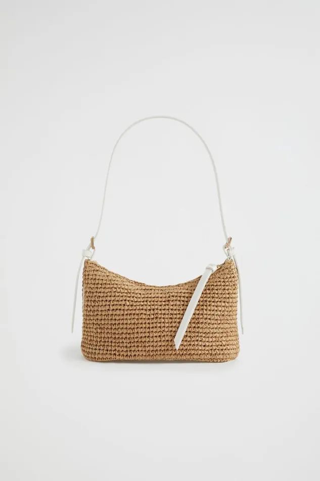 Bags Teen Girl Seed Heritage Paper Straw Baguette Bag Multi