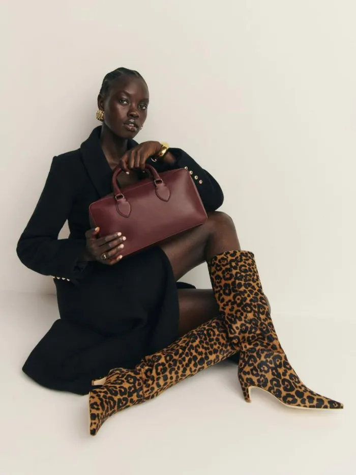 Bags The Reformation Medium Patrizia Bag Ruby Leather