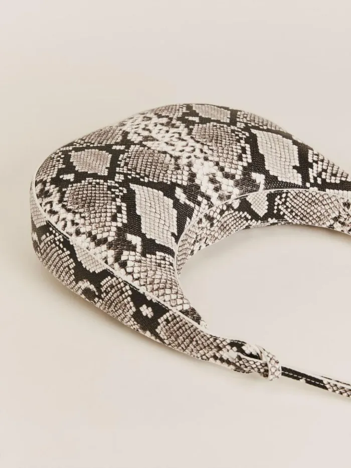 Bags The Reformation Medium Rosetta Shoulder Bag Roccia Snake