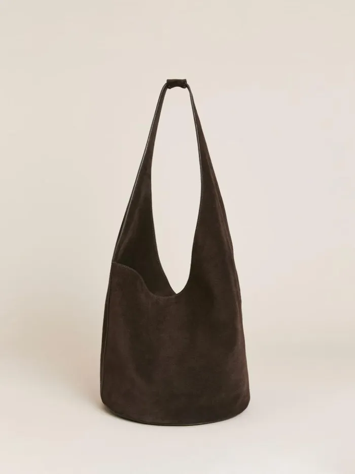 Bags The Reformation Medium Silvana Bucket Bag Boss Suede