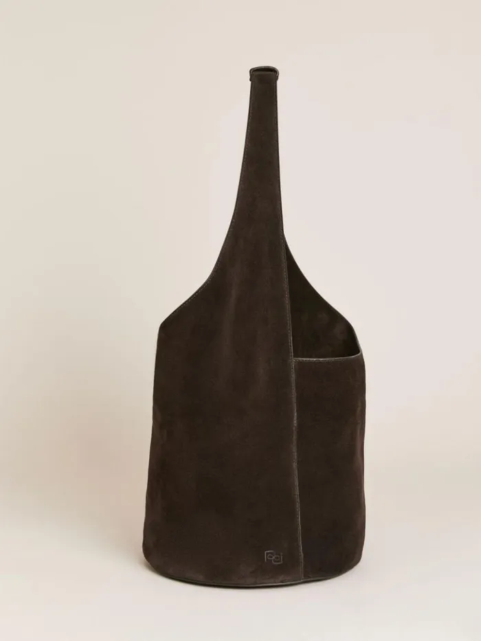 Bags The Reformation Medium Silvana Bucket Bag Boss Suede