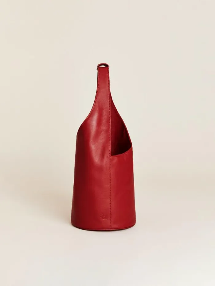 Bags The Reformation Small Silvana Bucket Bag Lipstick Leather
