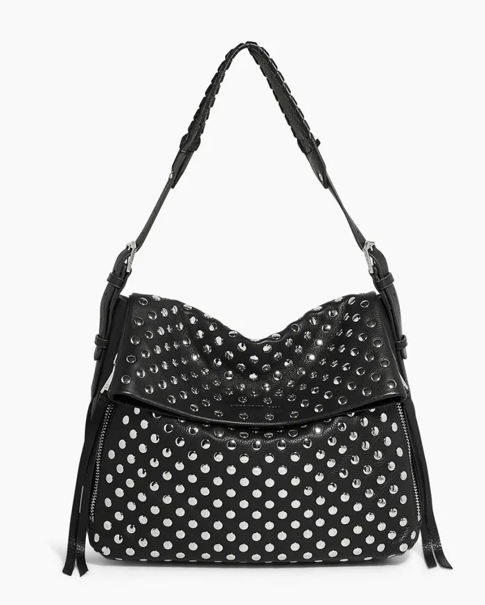 Bali Novelty Hobo Black With Disco Studs Women Aimee Kestenberg Hobos