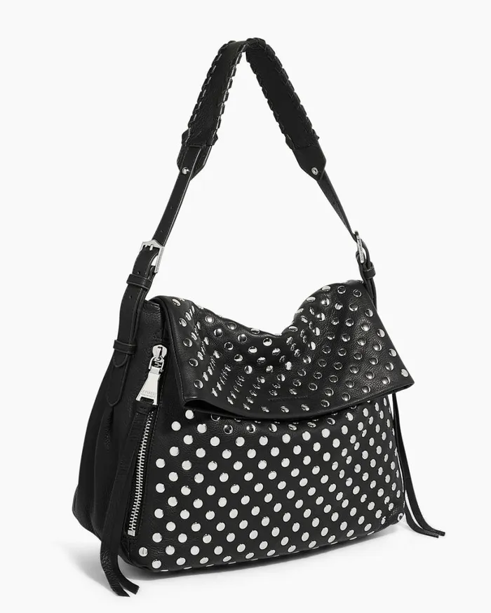 Bali Novelty Hobo Black With Disco Studs Women Aimee Kestenberg Hobos