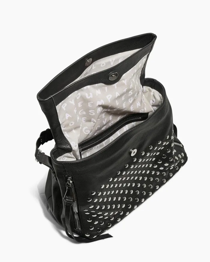 Bali Novelty Hobo Black With Disco Studs Women Aimee Kestenberg Hobos