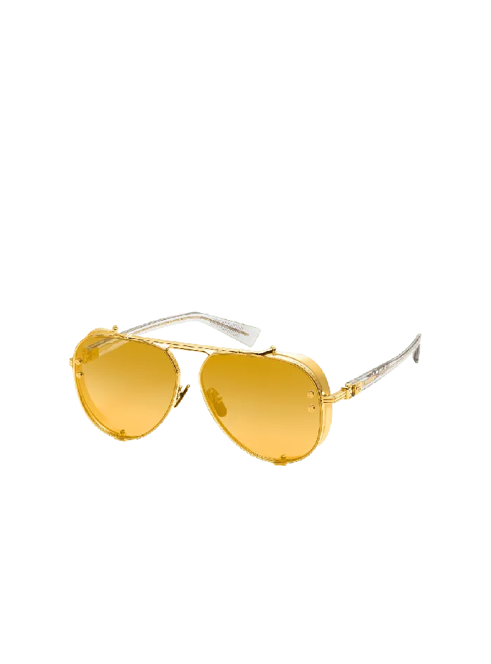 Balmain Eyewear WomenMen Capitaine Sunglasses Gold