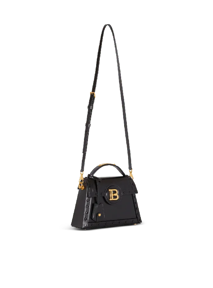 Balmain Handbags Women Box Leather BBuzz Dynasty Bag Black