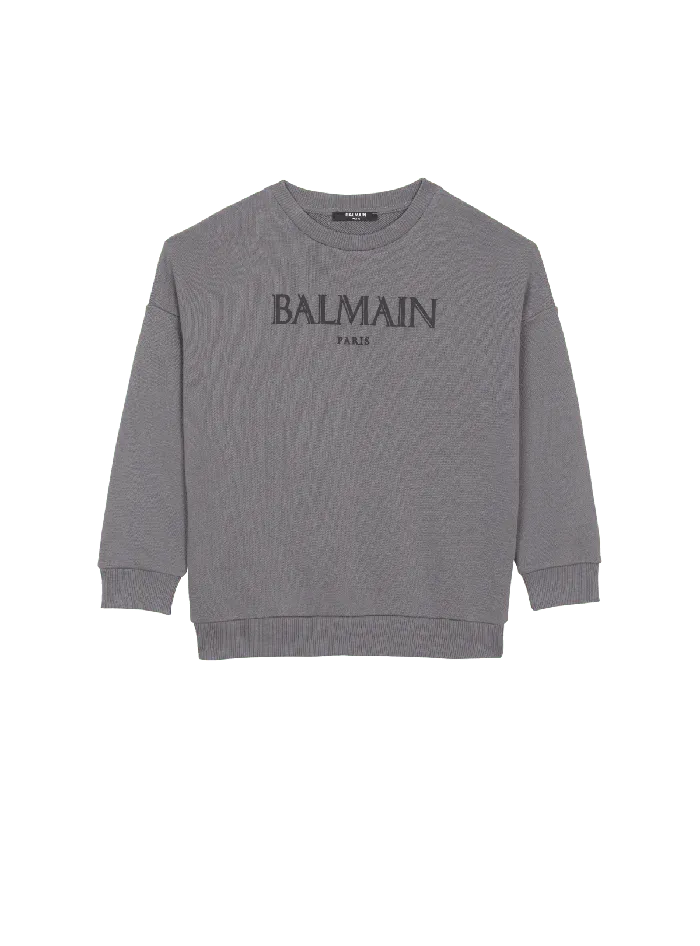 Balmain Kids Roman Sweatshirt Grey