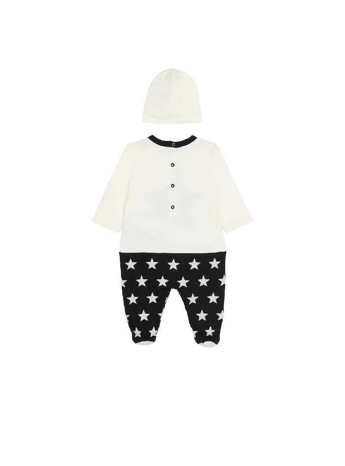 Balmain Kids Signature Stars 3piece Set White