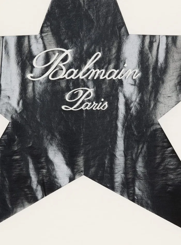 Balmain Kids Signature Stars Tshirt White